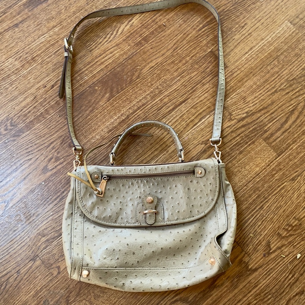 Rebecca Minkoff “Ostrich” Satchel Bag